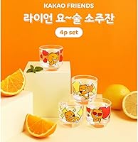Vista 1 de Kakao Ryan Soju Glass Soju Shot Glasses 4p Magic Temperatura alterna
