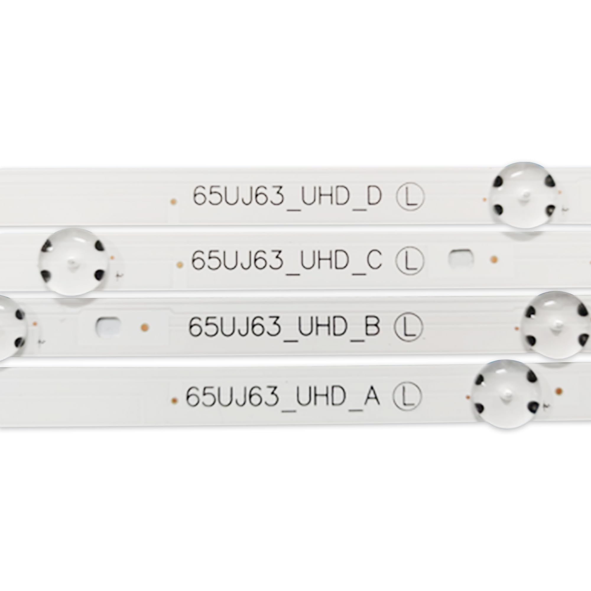 12 stücke Led-hintergrundbeleuchtung Fit for LG 65UJ6300 65UJ630V 65UJ6309 65UJ634V 65UJ5500 65UK6100 Fit for Innotek 17Y 65inch_A SSC 65UJ63_UHD_A BCD