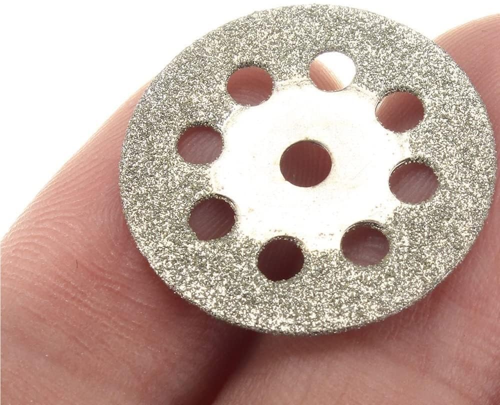Diamentowe brzeszczoty do pił, 12 szt. 20-30 mm diamentowych tarcz tnących do cięcia kamienia, szkła, płytek metalowych, tarczy tnącej z trzpieniem 3(22mm)