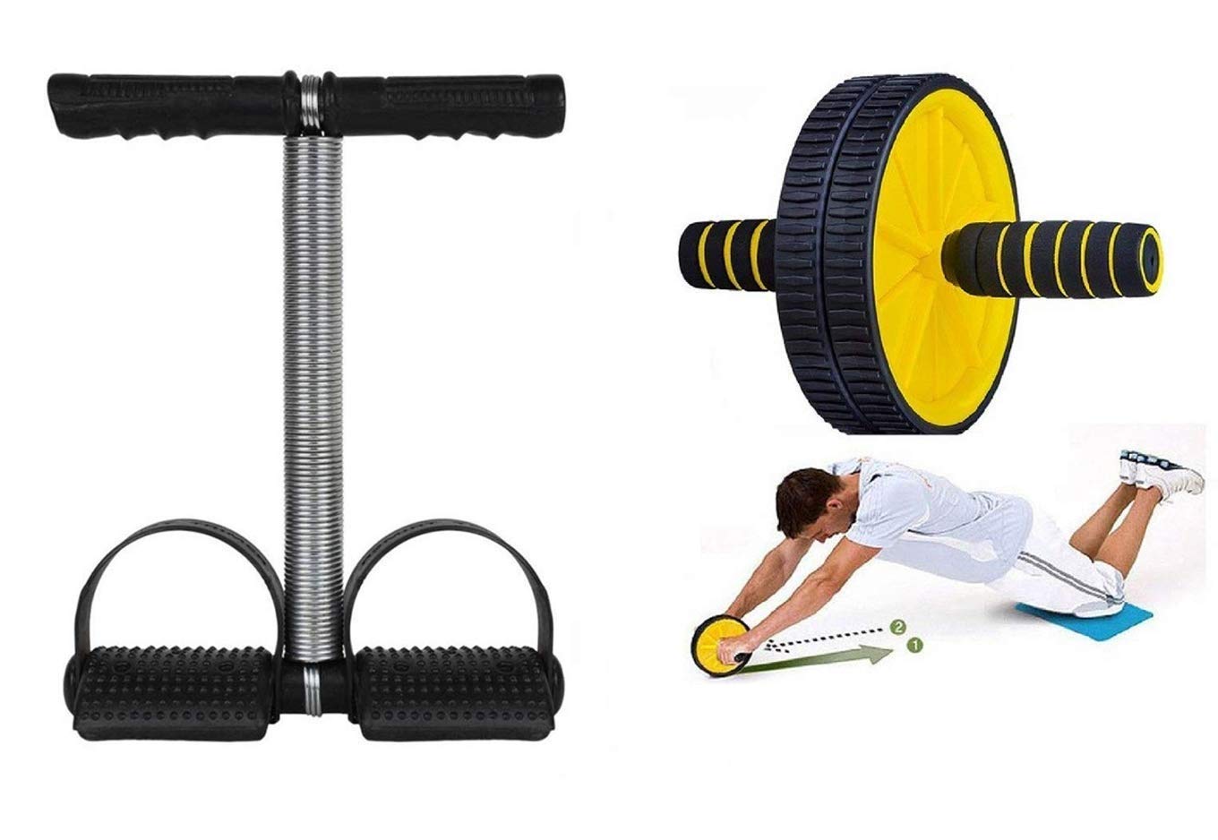 ALN® Premium 4 in 1 Ab Tummy Trimmer Single Spring with Ab Wheel Roller Combo Core Abdominal Workout Weight Loss Trimmer-Abs Exerciser-Body Toner for Fat Burner | Home Gym | Abs & core| AB Exerciser Fitness Equipment for Men and Women (single tummy  (B094GD46D4) Amazon Price History, Amazon Price Tracker