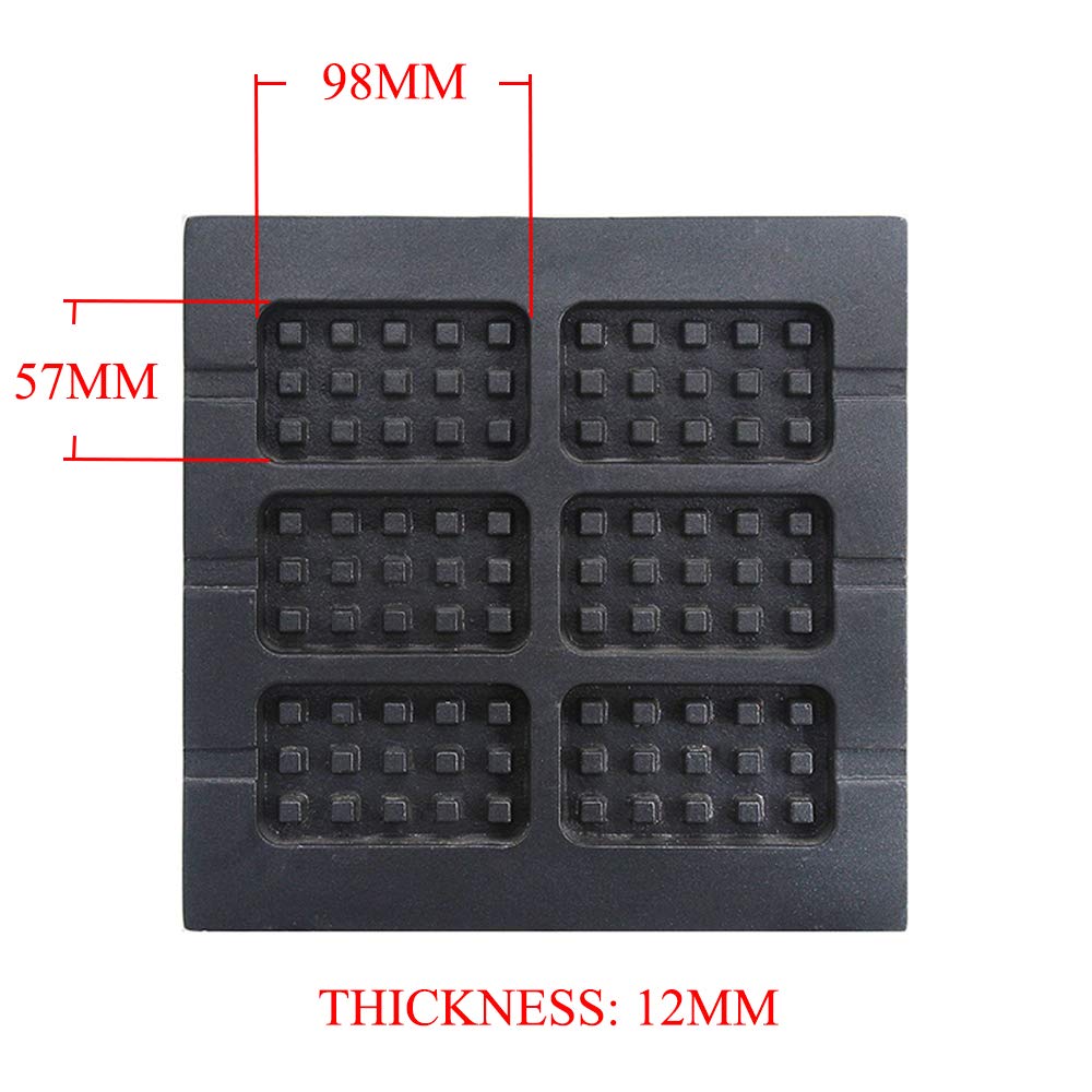 Waflera con placas antiadherentes y termostato ajustable, 1,65 kW, tamaño compacto para un fácil almacenamiento