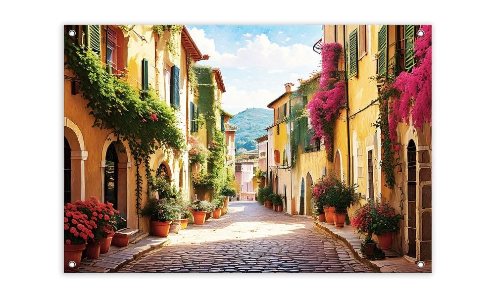 artissimo Garten-Poster – wetterfestes Outdoor-Poster 90x60 cm