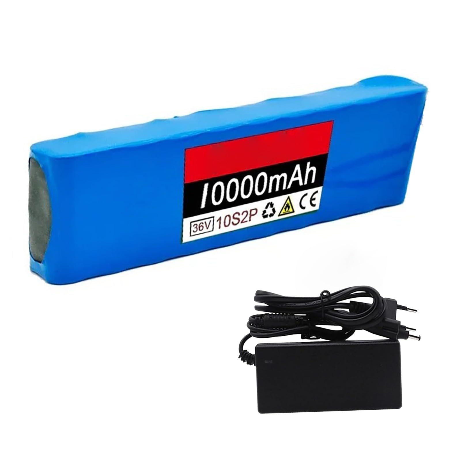 Batteria 36V 10Ah Per E-Bike E Monopattini Elettrici, Batteria Agli Ioni Di Litio Impermeabile Per Monopattini Elettrici E Go-Kart, Con Protezione BMS Integrata