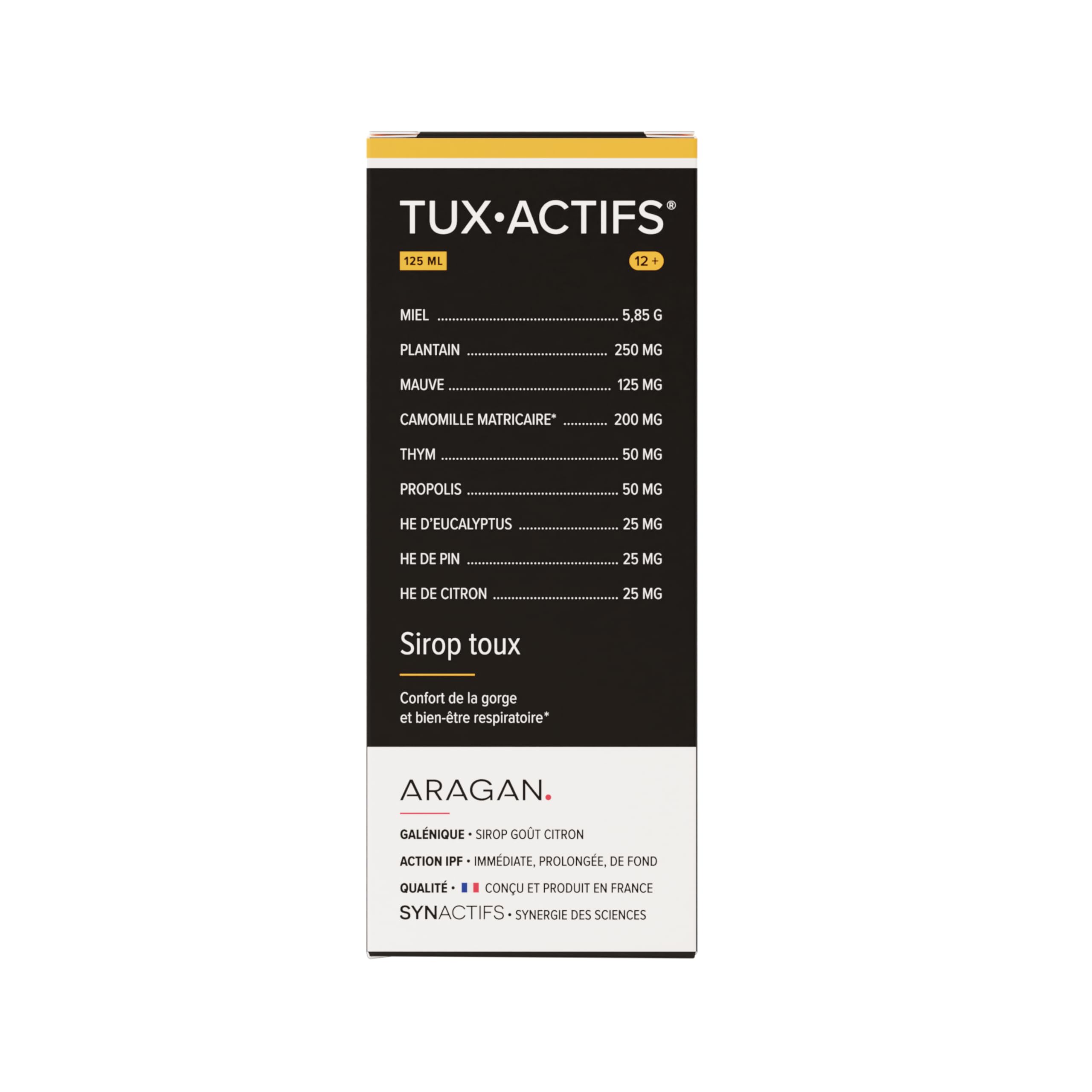 Synactifs Tuxigreen Sirop Toux Bio 125ml