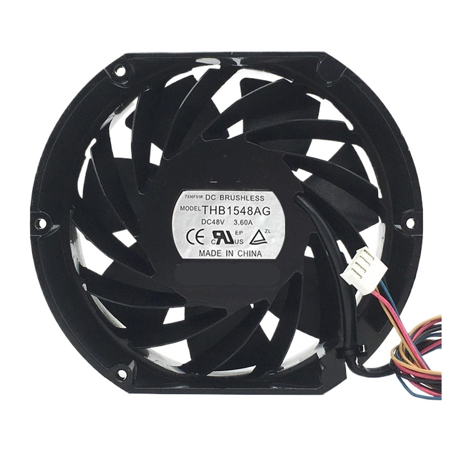 Lzikkgki One Color Thb1548ag Dc 48V 3.60A 172X150x51mm 4-Wire Cooling Fan