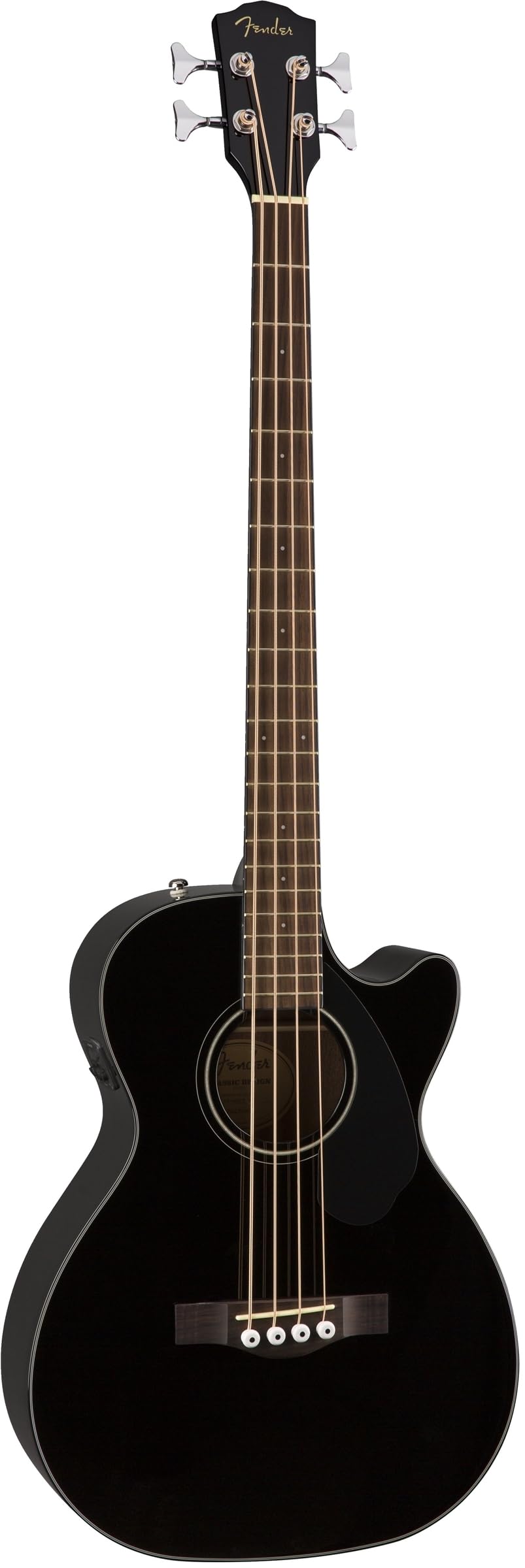 Fender CB-60SCE Acoustic Bass Guitar, Concert-sized Body with