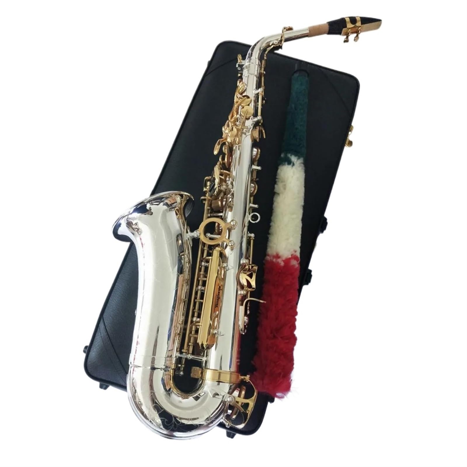 Saksofon Studencki Profesjonalny Saksofon Saksofon Altowy Złoty Klucz Profesjonalny Saksofon Super Play Z Akcesoriami (Color : Ordinary bag)