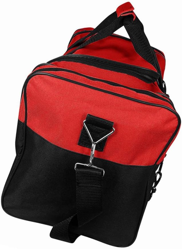 17" Blank Duffle Bag Duffel Travel Camping Sports Gym Accessories Bag (17" - Red) image 4