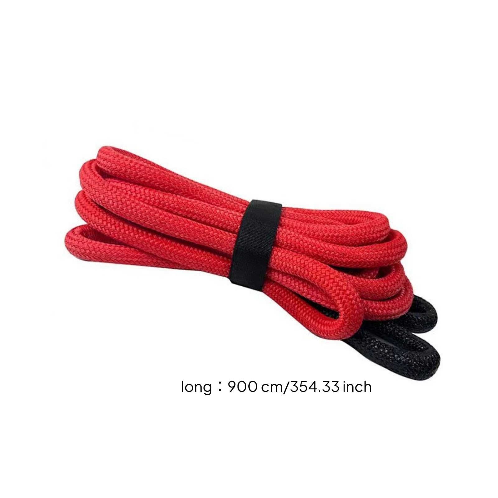kowaku Fune di Traino Resistente | Alta Resistenza, Robusto, Attrezzatura, per Soccorso, Fuori, Automobilisti, Fuoristristi, Rosso, 9m