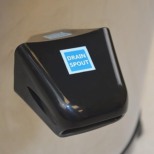 Miniatura 7 de Panda 3200rpm Secador portable de centrifugado de acero inoxidable., Blanco