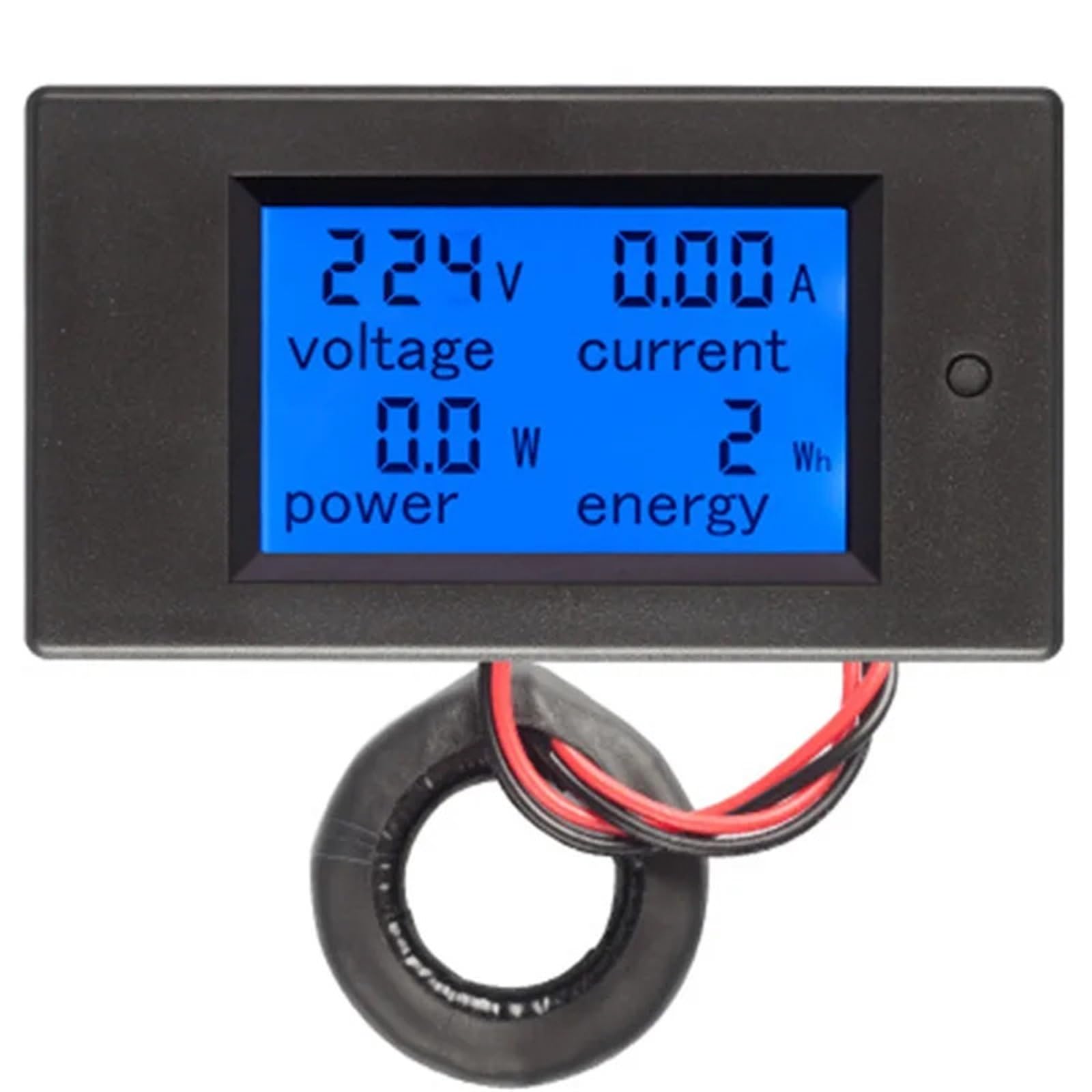 Multimetro digitale AC 80~260V 100A con LED, monitor di potenza, voltmetro, amperometro, watt, tensione, contatore elettrico domestico PZEM-061(PZEM-061 Turn Off)