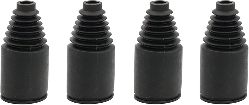 FLMLF RC Axle Boot 4PCS Quality Plastic 23 x 47mm Shock Boot Black Half-Shaft Dust Cover for 15 RC Remote Car Hpi Baja Rovan King Motor 5B 5T 5SC