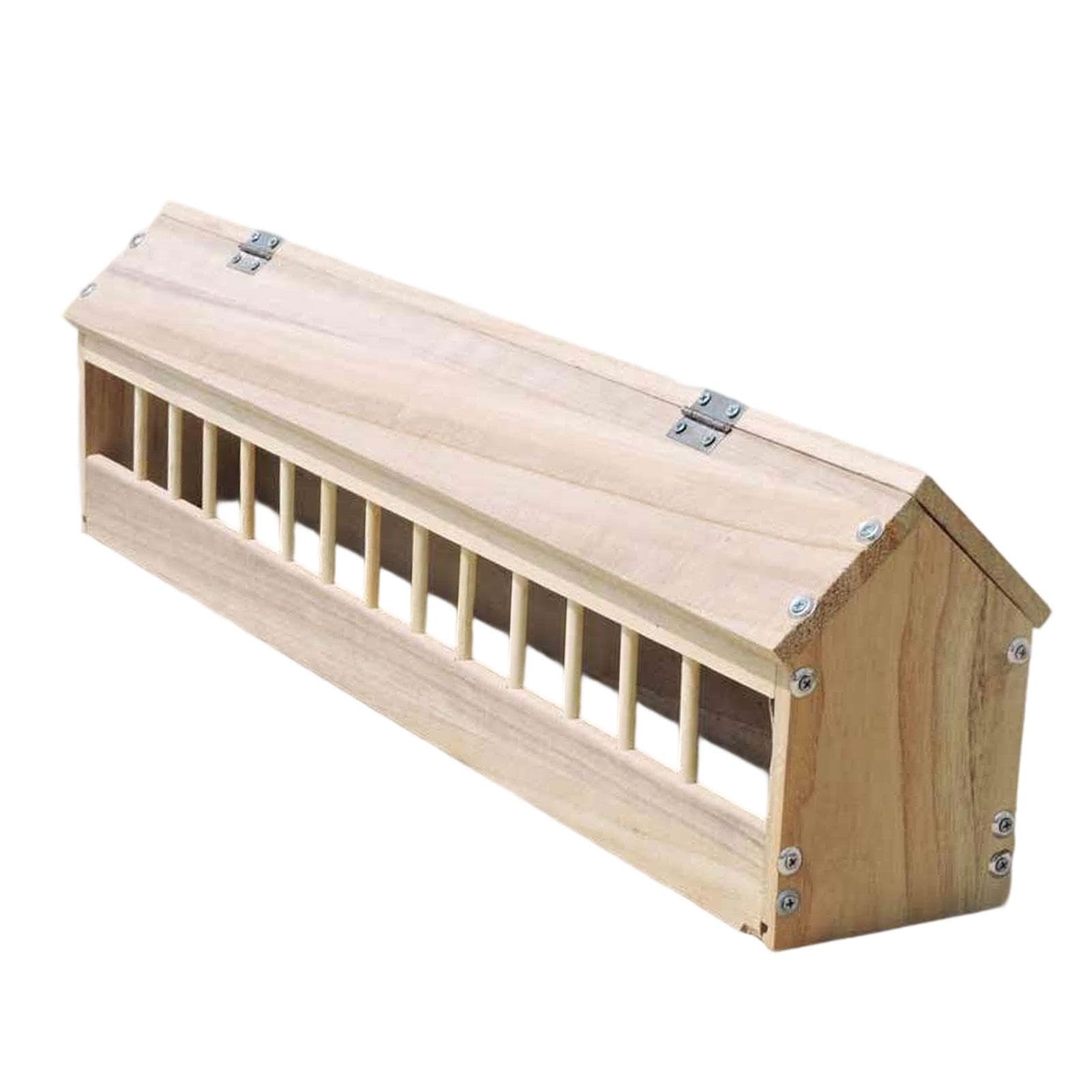 Comedero de Madera para Pájaros, Comedero para Aves de Corral, para, 80cm