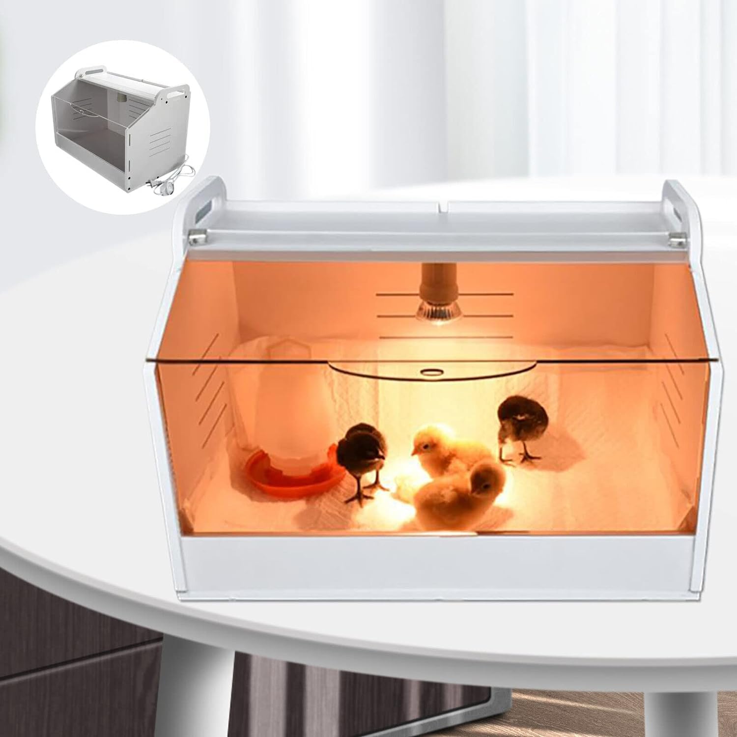 Broedmachine For Kuikens Starterkit Kip Broedbox Met Geventileerde Grill Kwartel Ara Eendjes Verwarming Broedmachine Met Warmtelamp (Color : Standard, Size : M/58 * 40 * 42cm Broedmachine For Kuikens Starterkit Kip Broedbox Met Geventileerde Grill Kwartel Ara Eendjes Verwarming Broedmachine Met Warmtelamp (Color : Standard, Size : M/58 * 40 * 42cm