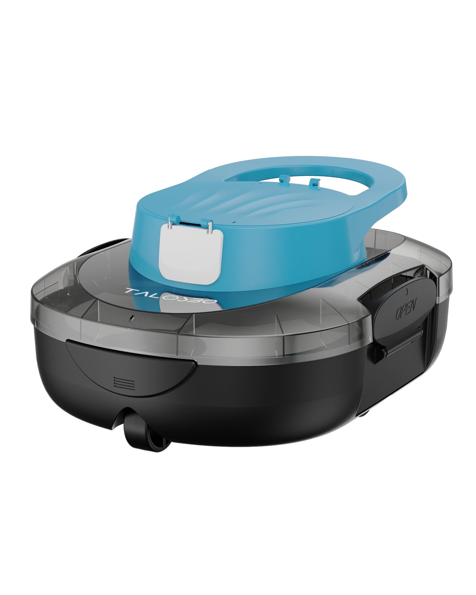 TALOSBO Pleco S1 Poolroboter mit 80 Min Automatisch Reinigungszeit, Poolsauger Akku mit Dual-Motoren, 2,5 Stunden Ladezeit, Kompakter und Leichter Poolreiniger für Oberirdische Pools