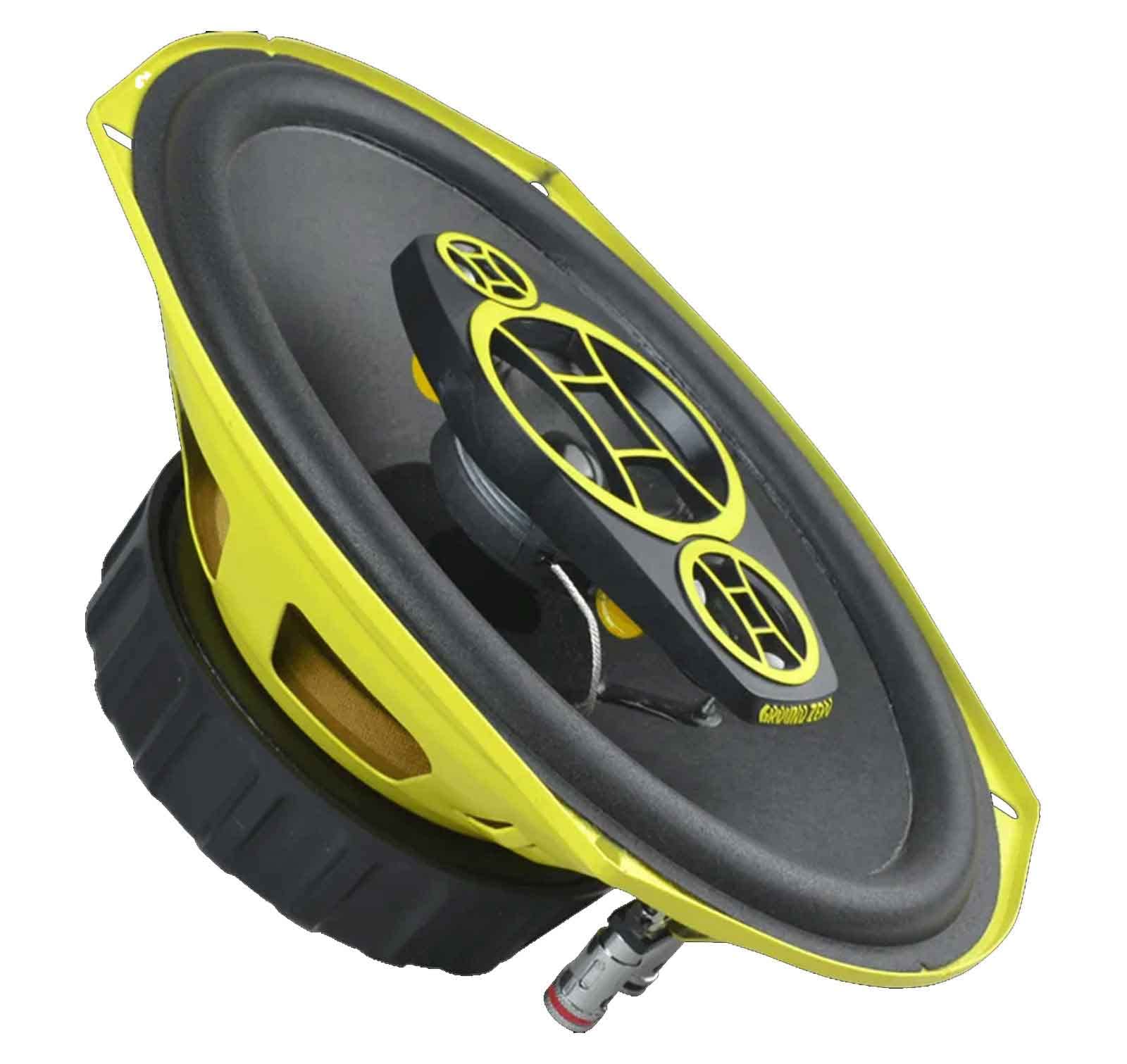 Ground Zero GZCF 7104XSPL- Haut-parleur 4 voies 300 W RMS 200 W 18 x 25 cm