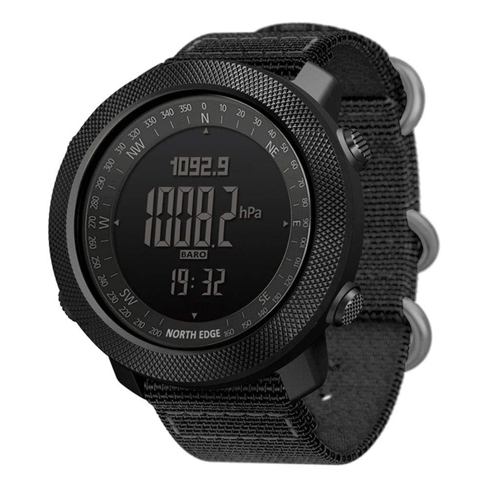 50 m Impermeabile Uomo Nuovo Sport Orologio Digitale Multifunzione Smart Watch Sport All'aria Aperta Corsa Nuoto Esercito Altimetro Barometro Bussola