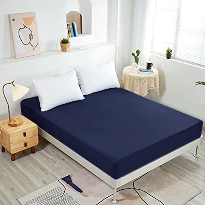 NHNHN 2 Pack Fitted SheetDeep PocketsSoft MicrofiberEasy