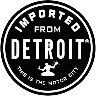 Chrysler Imported From Detroit This is the Motor City Metal Wall Sign - 12" diameter Licensed and Authentic Printed on Tin