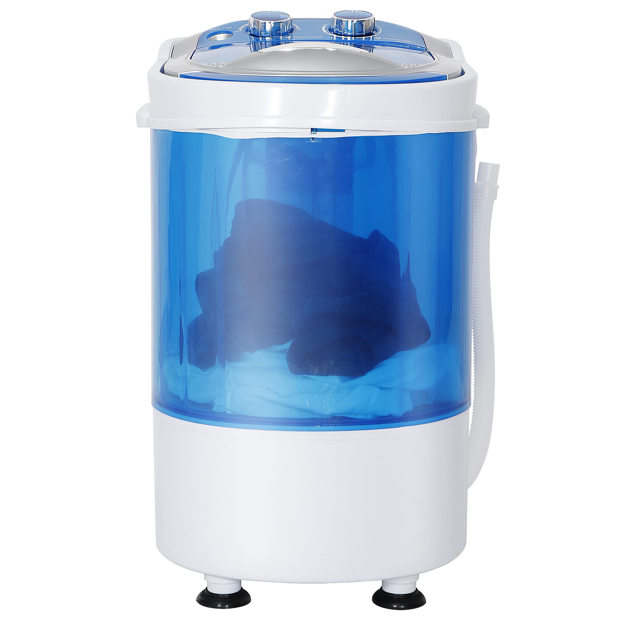 SUPER DEAL Mini Washing Machine Compact SemiAutomatic Washer, Portable