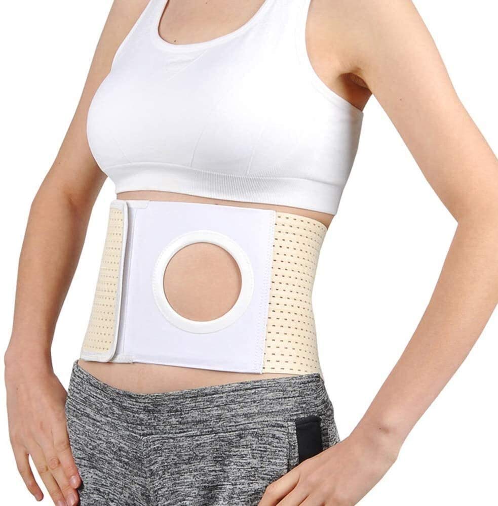 Ostomy Belt - Ostomy Hernia Support Belt With Stoma Opening -for Hospital Health Care Supplies Abdominal Binder Brace For Colostomy Patients 2113 (Color : 6cm, Size : S)