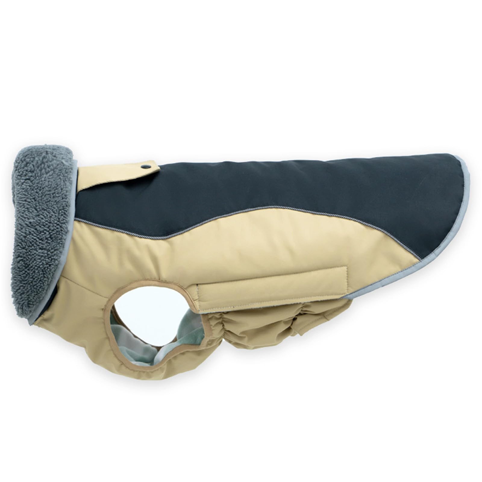 Vêtements d'hiver pour chien avec gilet thermique en fourrure doux