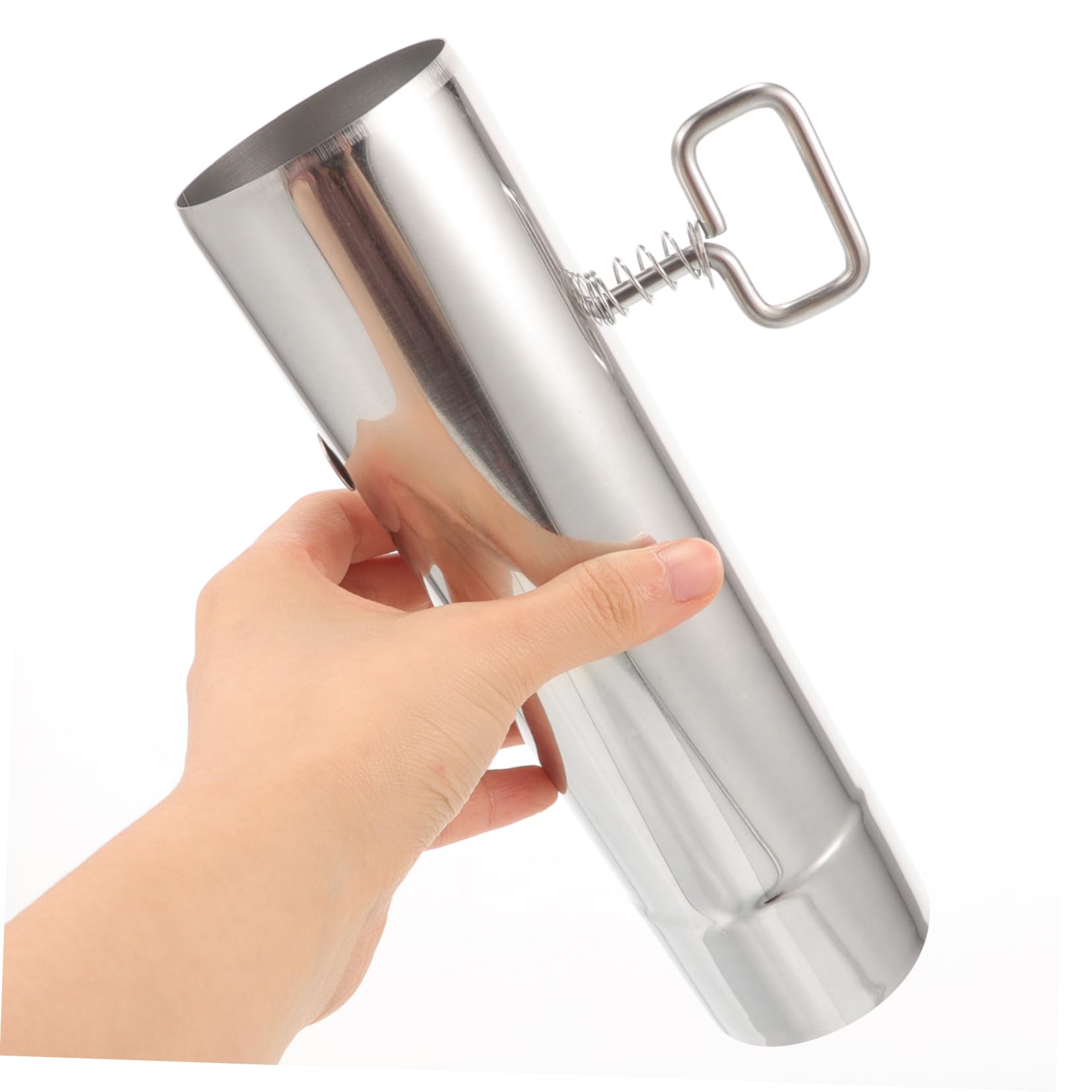 Tubo de estufa con manguera de amortiguador, tapa de escape, pozo de combustión de combustión de gas para caldera de combustión, escape ajustable, estufa de escape ajustable, acero inoxidable plateado 7
