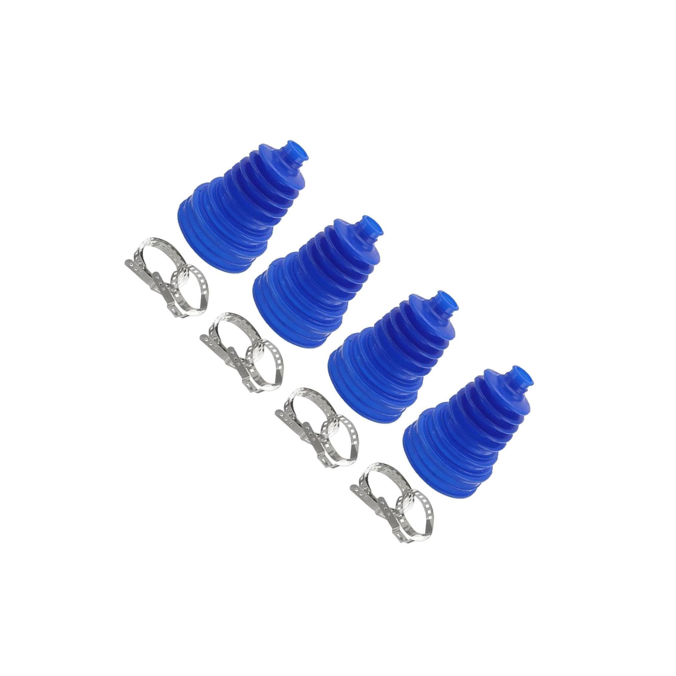 POXZSFX Sturdy and Reliable CV Joint Boot Set with 4 Clamps Easy Installation Durable Rubber for Long Time Service Life Driveshaft CV Joint Boot Set Rubber