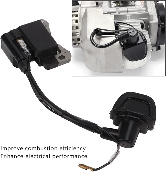 2 Stroke Motorcycle Ignition Coil, 47cc 49cc Mini Moto Ignition Coil Replacement for ATV Dirt Pit Bike Mini Moto Go Kart Quad