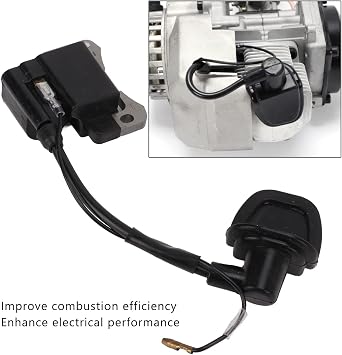 2 Stroke Motorcycle Ignition Coil, 47cc 49cc Mini Moto Ignition Coil Replacement for ATV Dirt Pit Bike Mini Moto Go Kart Quad