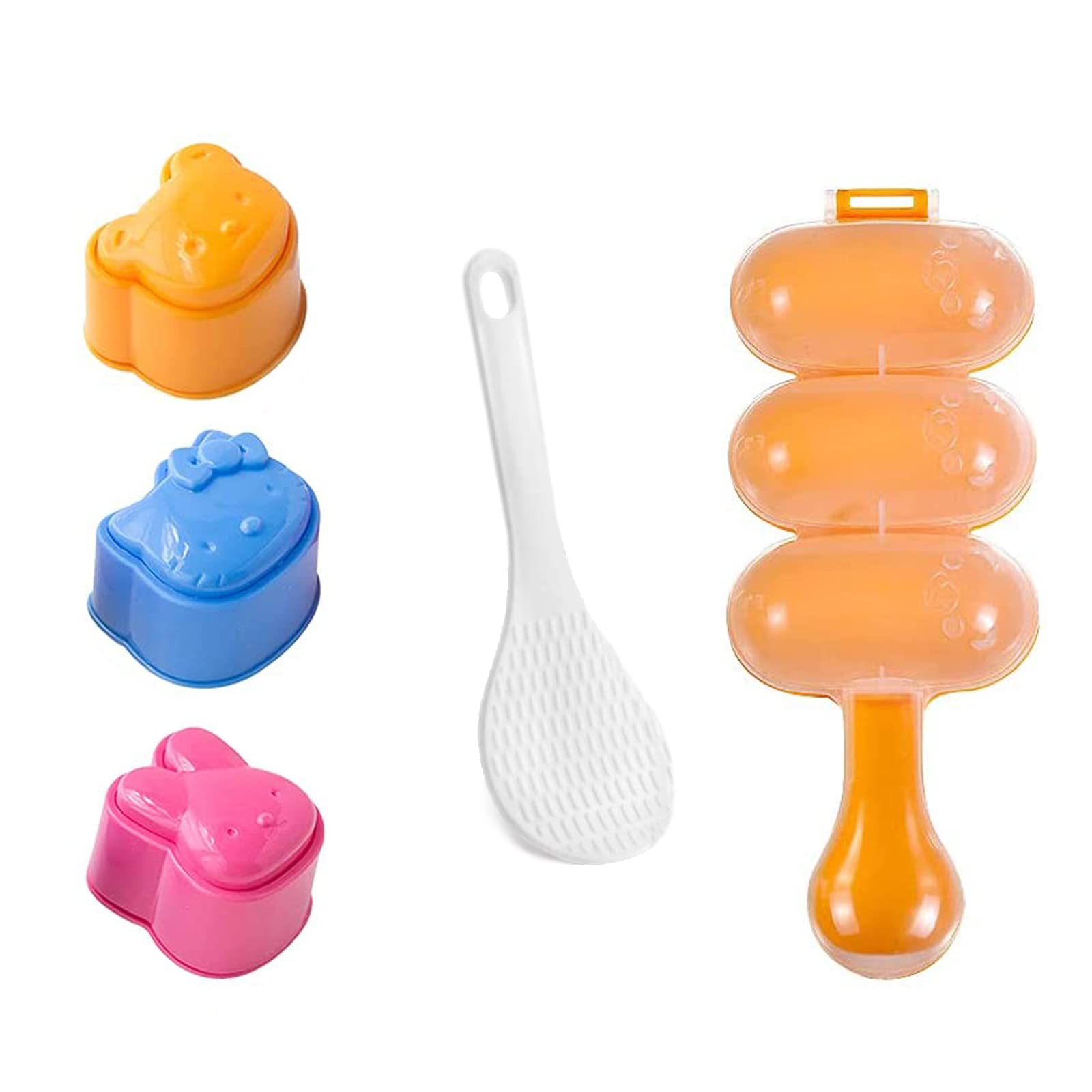 Sushi Shake Animal Shapes Sushi Mold (3 Pcs + 1 Pcs) Diy Tool Kitchen Tool