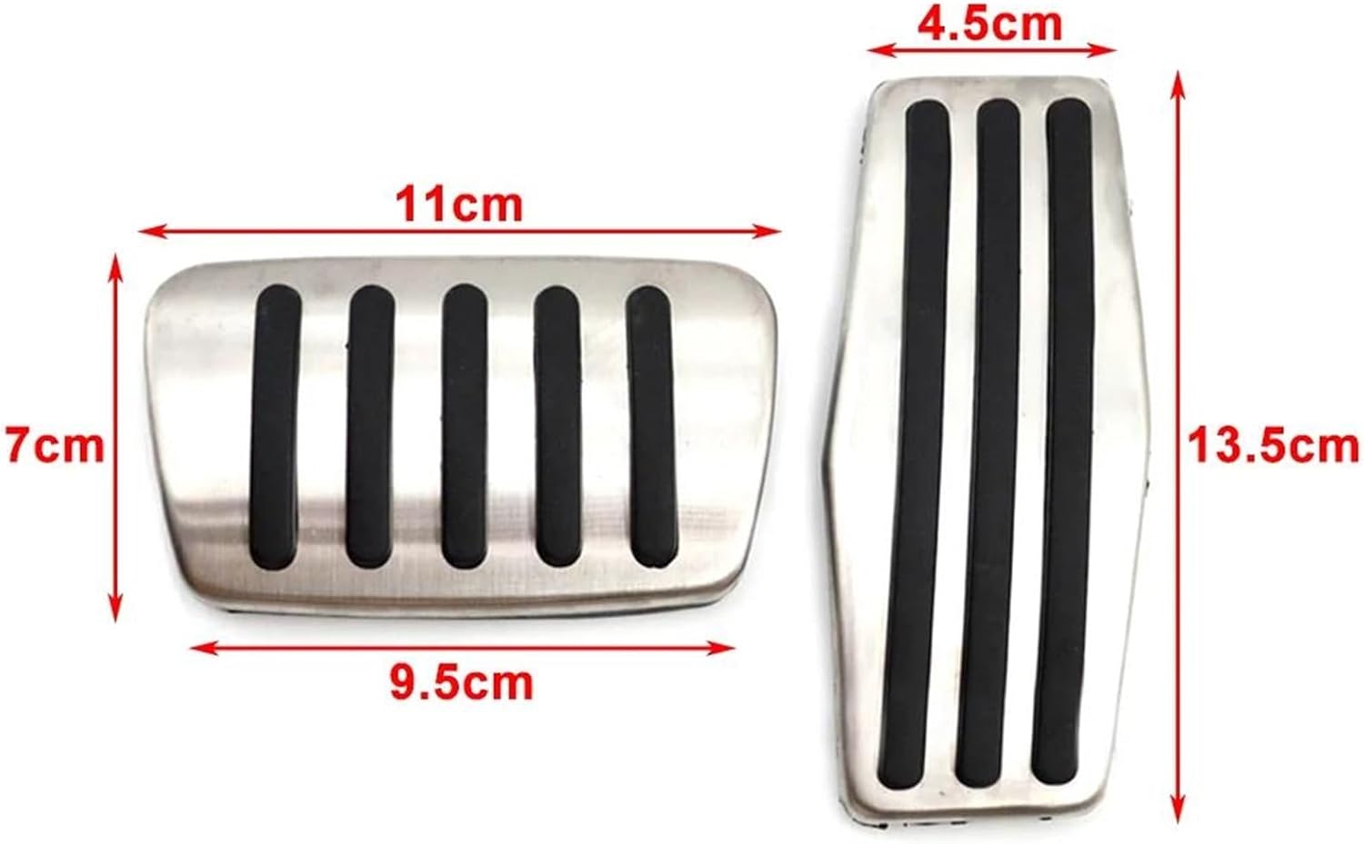 2 Pcs/Set Car Foot Pad Gas Brake Pedals Pad Anti-Slip Cover for Buick for Regal 2011 2012 2013 2014 2015 2016 2017 Pedals