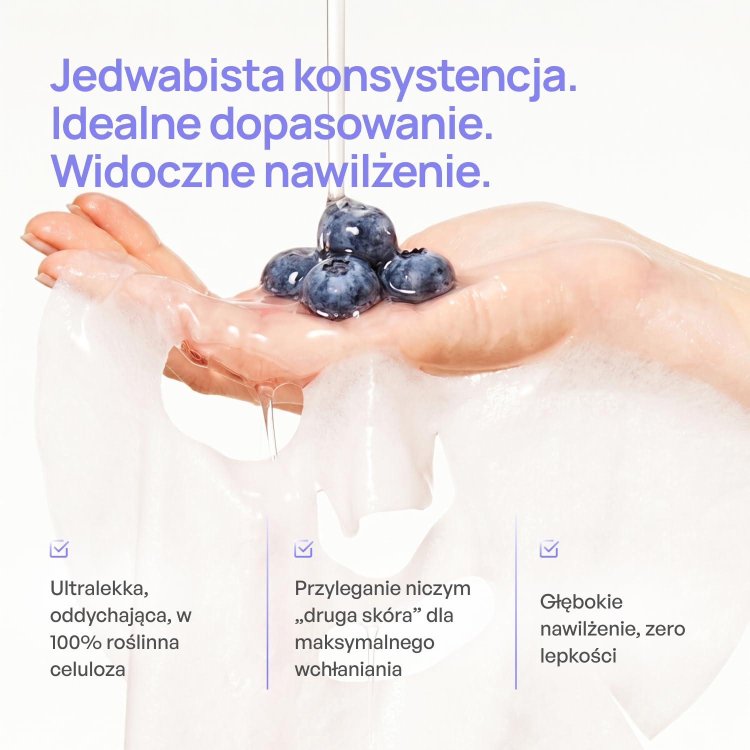 PLANTIFIQUE Maska w płachcie Collagen Boost 5 Pack – Maska przeciwstarzeniowa z kolagenem, Q10 i jagodami – koreańska pielęgnacja skóry dla gładkiego i zrewitalizowanego wyglądu