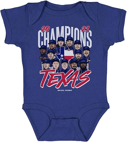 500 LEVEL Texas Baseball Champions 2023 - Body de una pieza para bebé