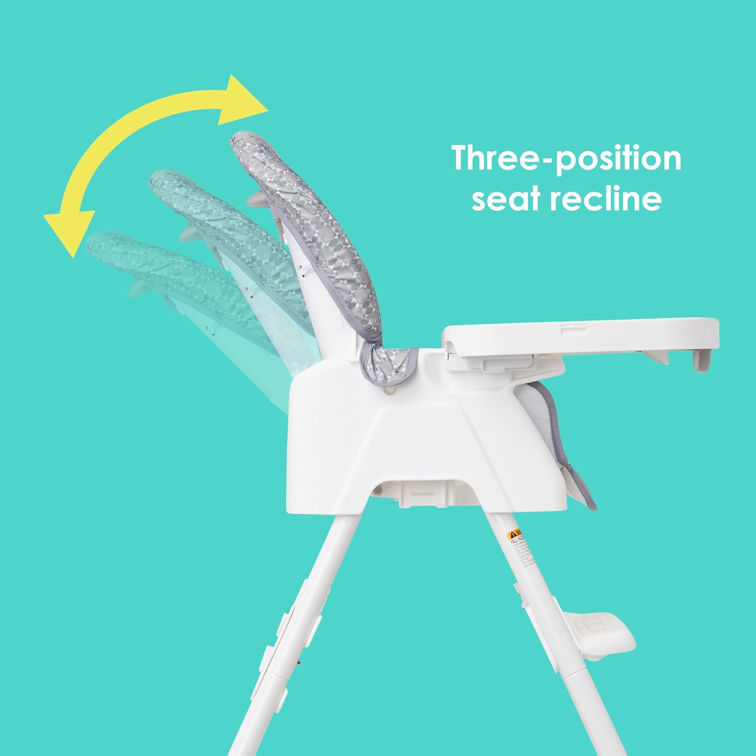 Baby Trend Adapt 4-in-1 High Chair to Toddler Chair, Retro Grey