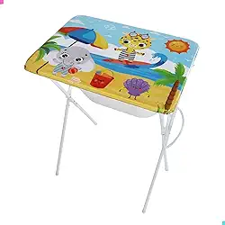 Banheira Luxo Suporte e Trocador Para Bebê