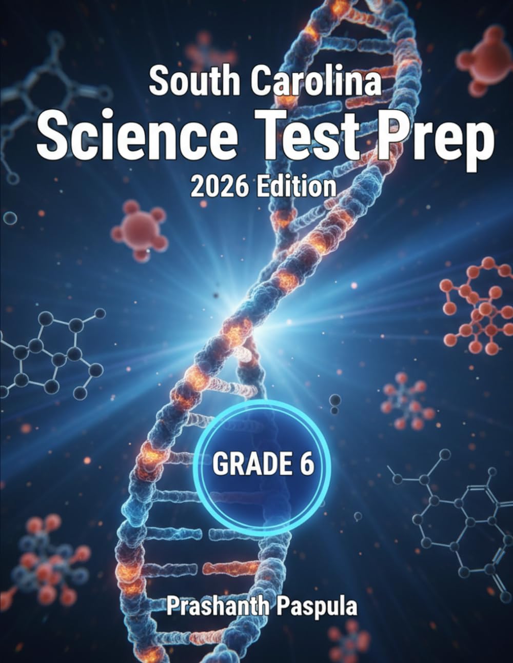 South Carolina Science Test Prep: SC READY Grade 6 | Study Guides & Practice Assessments | 16 Performance Expectations | 320 Questions with Answer Keys