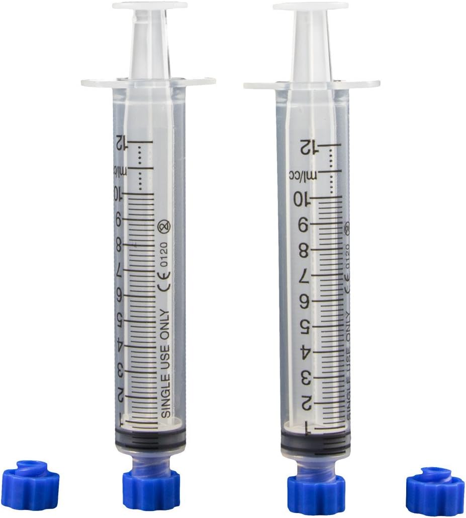 JGTCBLLX Blue Luer Lock Tip Cap Bag of 50