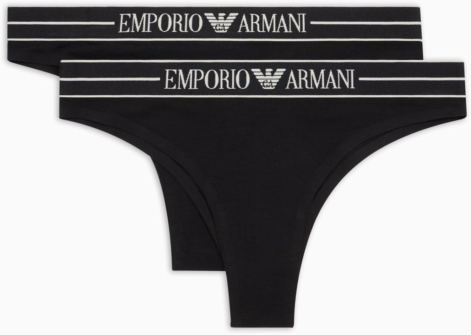 Emporio Armani Women's Everyday Cotton 2 Pack Brazilian Brief - Image 3