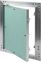 Vista 50 de Panel de acceso de plástico blanco de 12 x 16 pulgadas. Panel de puerta de eje de servicio. Plomería, electricidad, calefacción, panel de acceso