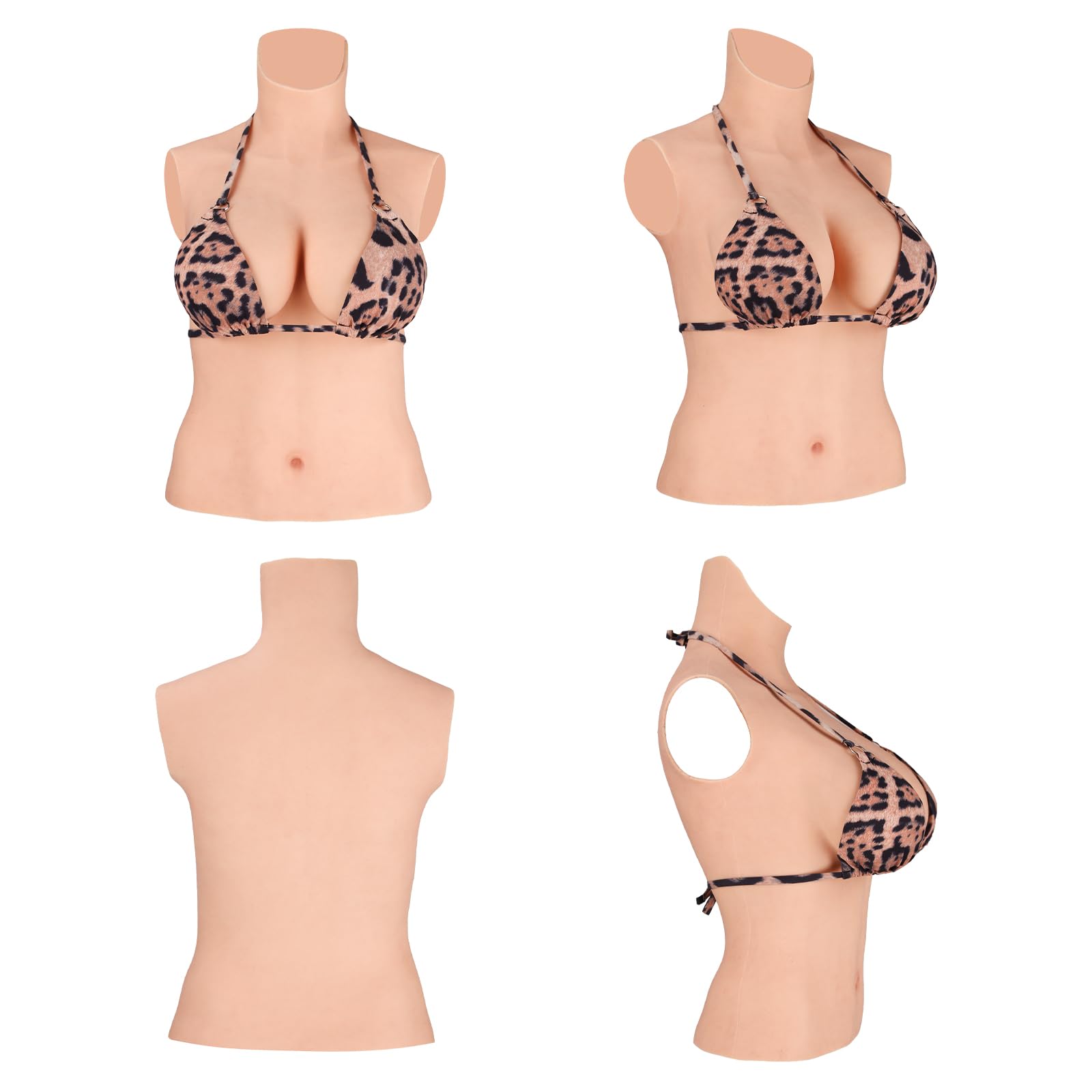 KUMIHO Faux Sein Silicone Crossdresser Faux Seins travesti Fausse Poitrine prothese mammaire silicone femme pour Mastectomie