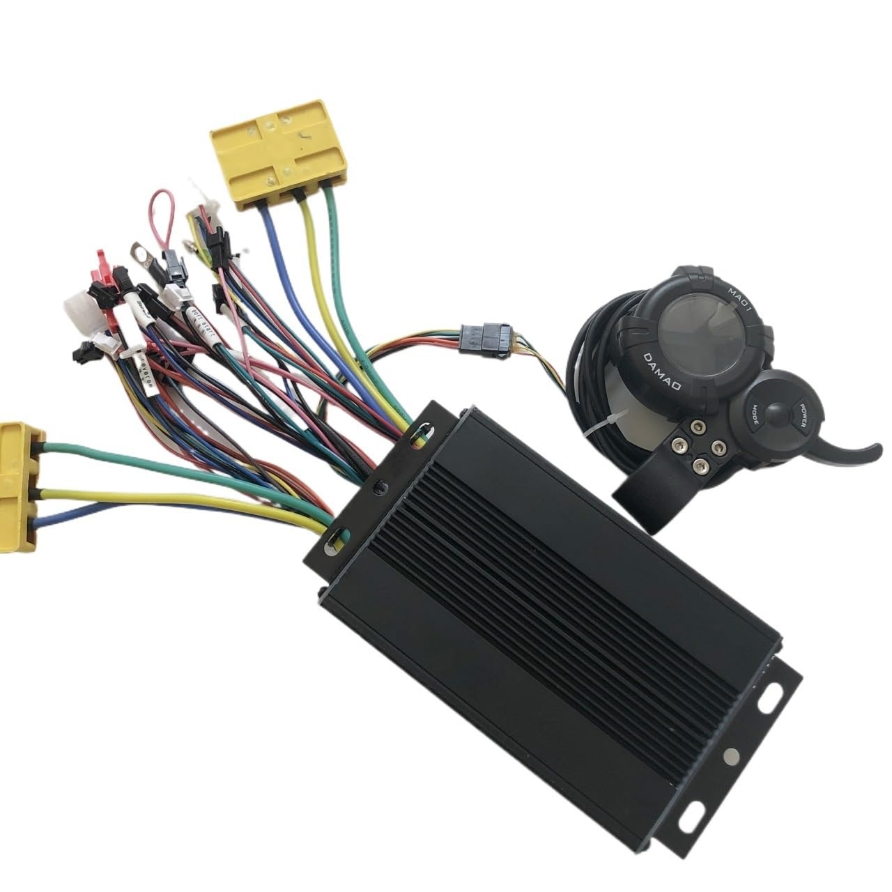 Brushless Motor Controller BLDC Sinuswelle Dual Drive Controller Set 50A 48V 60V 72V mit Display for Motor Hub 1600W 2000W 3000W 4500W
