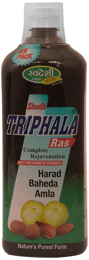 Swadeshi Products Shudh Triphala Ras, Black, 1000 ml