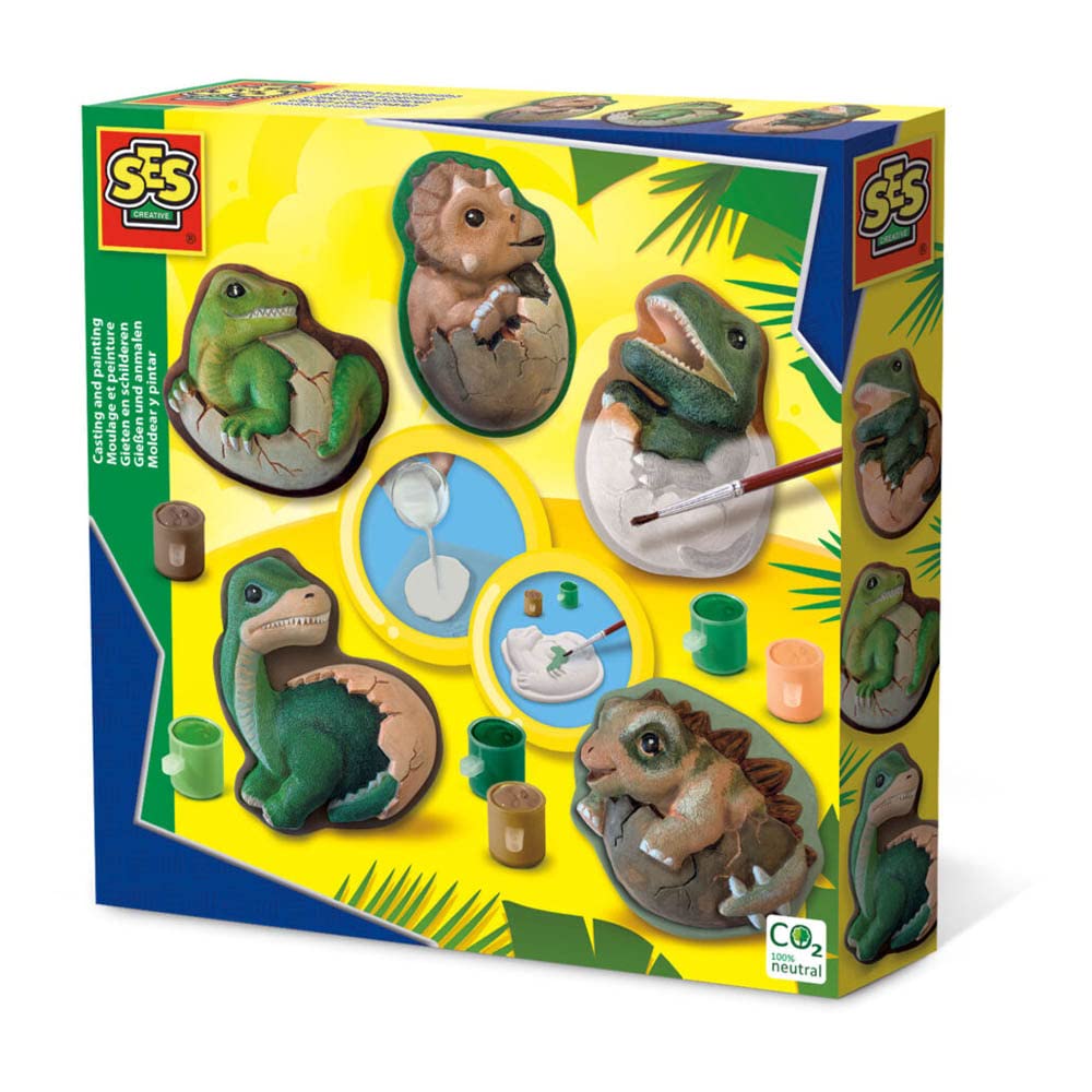 SES Creative 1411 - Casting and Painting - Dino Eggs