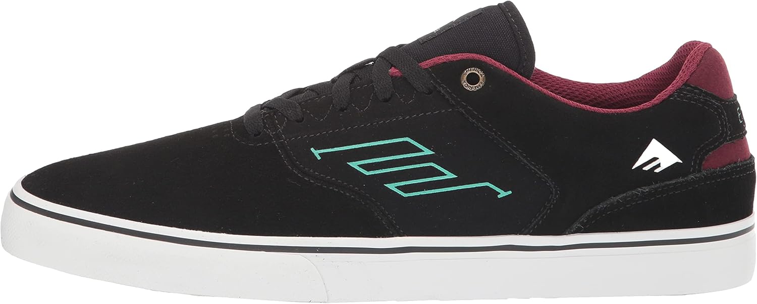 Emerica Men's The Low Vulc Shoes,7,Black
