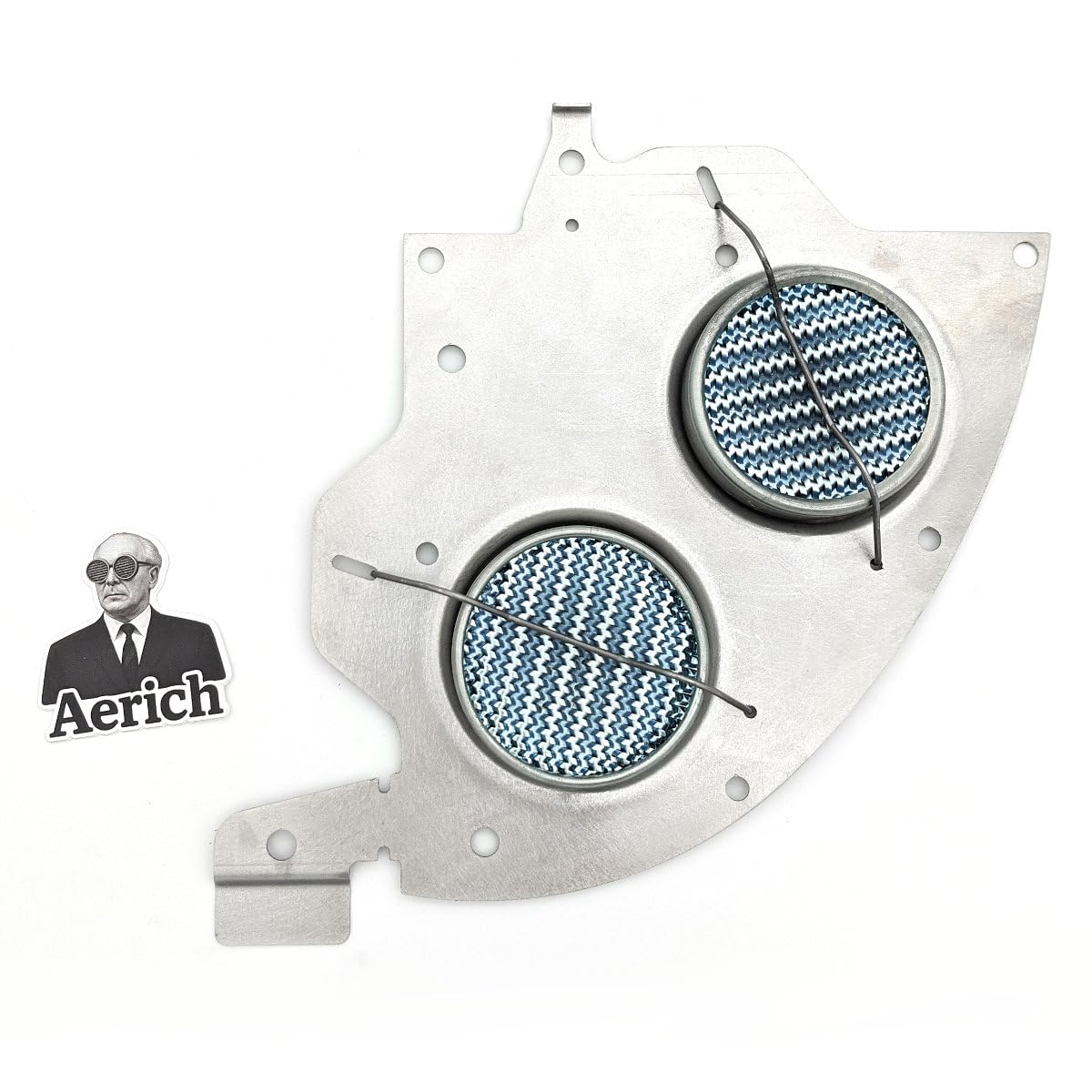 Aerich Luftfilterblech Herzkasten (Abdeckplatte Gehäusemittelteil) für Simson S50, S51, S70 - mehr Luft bei klassischer Optik