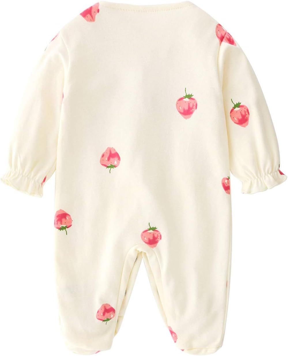 Babymine Baby One Piece Romper Soft Cotton Sleepwear Footed Jumpsuit for 0-12 Month Infant