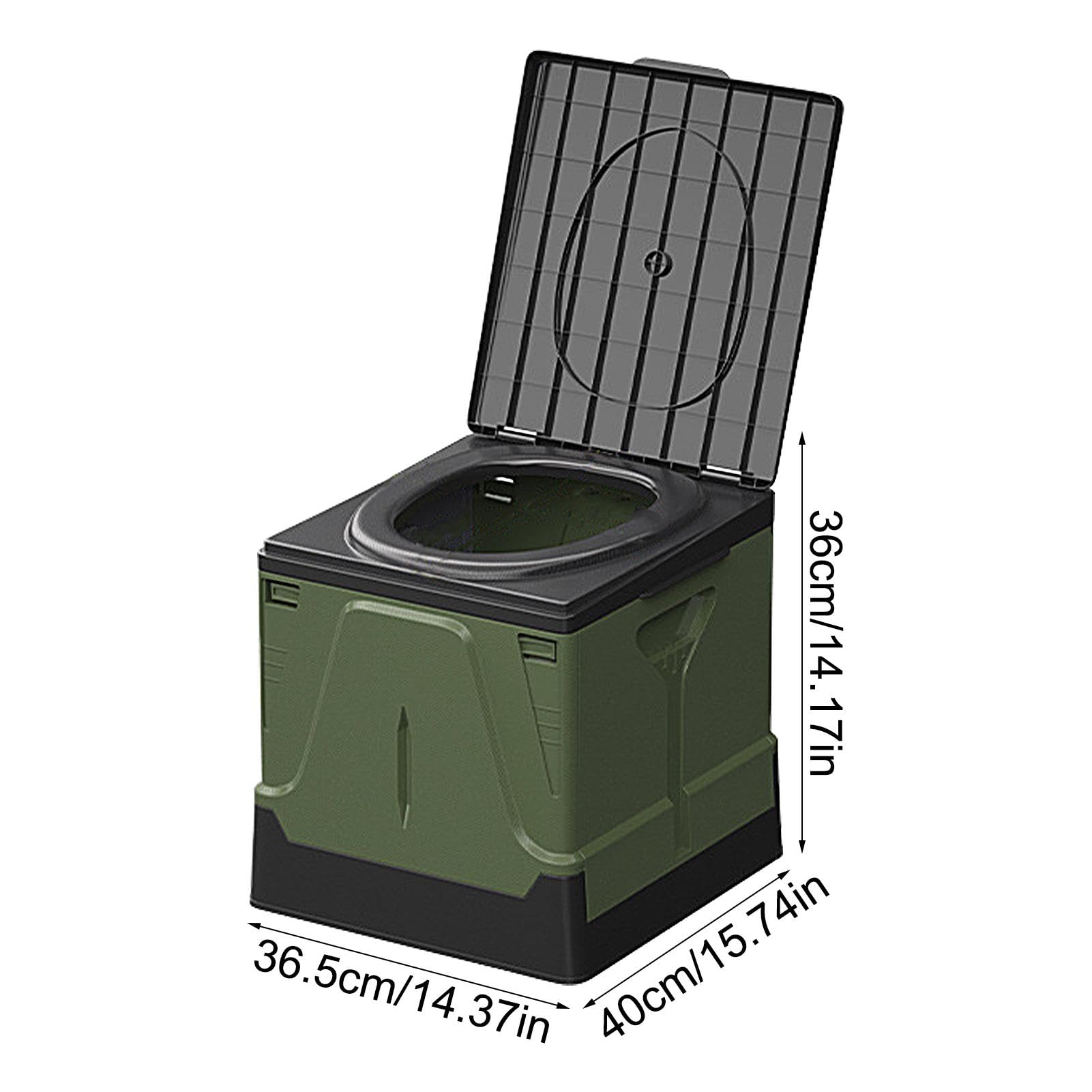 Inodoro Portátil Para Autocaravana Portátil Telescópico 181 kg De Carga | Orinal de Viaje Portátil para Coche para el de Adultos y Niños en Camping, Senderismo, Coche, y Playa