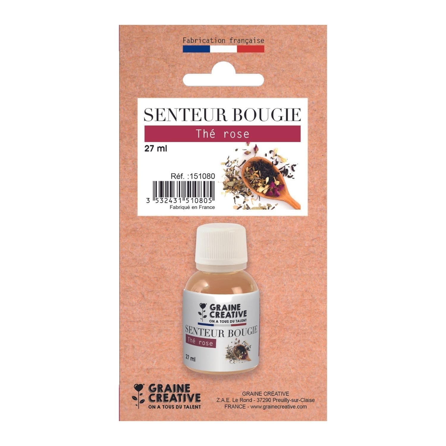 SENSO NATURALE Candela di Soia Profumata – Vin Brulè Small - Bio Boutique La Rosa Canina