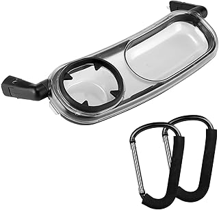 Uniquify Snack Tray Compatible with Uppababy Vista, Vista V2, Cruz, Cruz V2, RumbleSeat, and RumbleSeat V2 (Snack Tray wit...